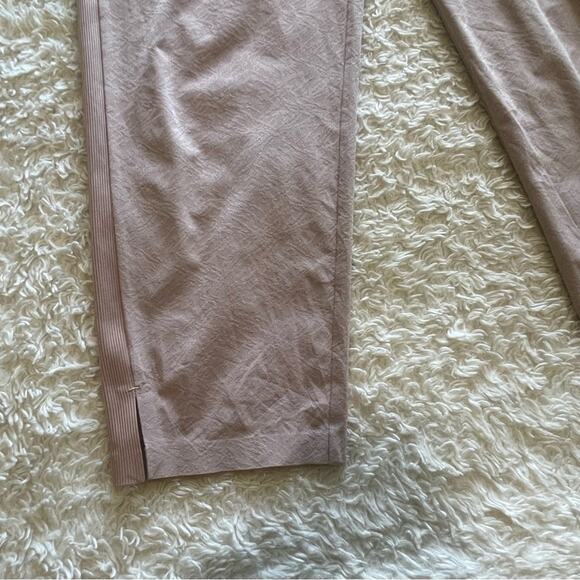 Athleta Brooklyn Womens Textured Ankle Stretch Pants Rose Pink - Picture 5 of 13